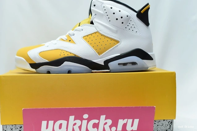 Ochre Classic 603  Yellow Jordan Retro 6 CT8529-170 0629